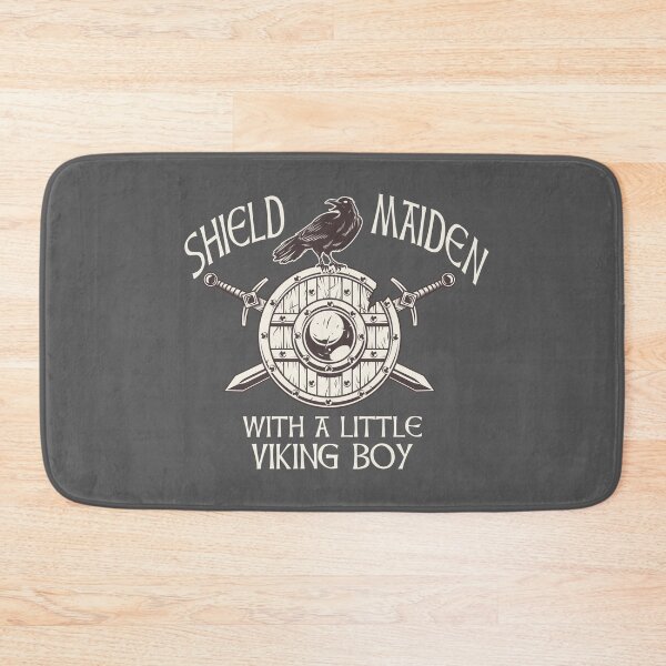 Item preview, Shieldmaiden with a little Viking boy designed and sold by Midgardr.