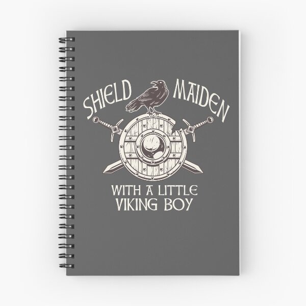 Item preview, Shieldmaiden with a little Viking boy designed and sold by Midgardr.