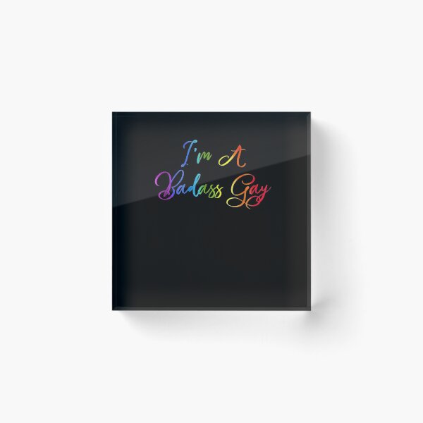 Item preview, I'm A Badass Gay Rainbow Lgbt Community Pride Pride Parade  designed and sold by maizreo.