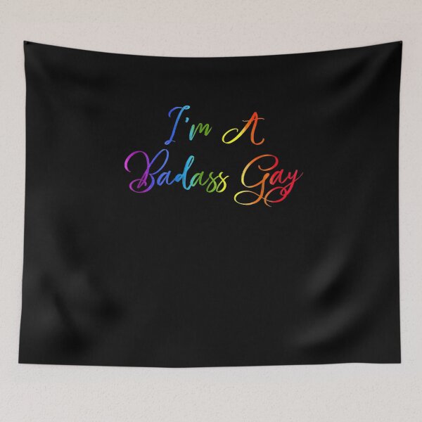 Item preview, I'm A Badass Gay Rainbow Lgbt Community Pride Pride Parade  designed and sold by maizreo.