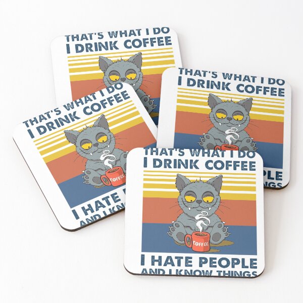 Item preview, That's What I Do I Drink Coffee Vintage designed and sold by lastcall1614.