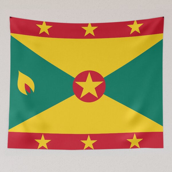 Item preview, Grenada National Celebration Flag designed and sold by MartianBCShop.