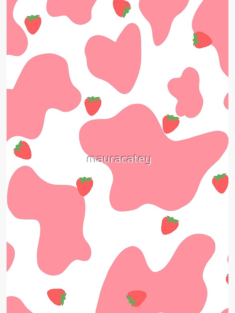 Strawberry Cow Print