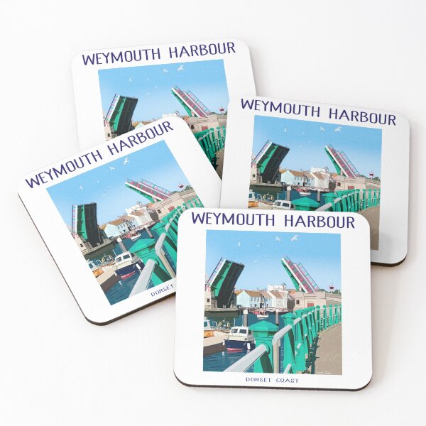 Item preview, Weymouth Harbour Bridge designed and sold by EmmiLooArt.