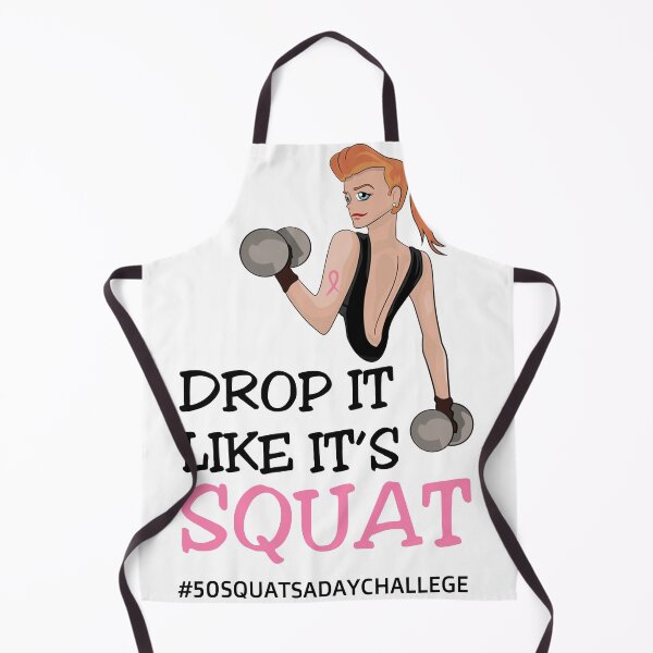Artikelvorschau, Lass es fallen, als wäre es SQUAT, CANCER 50 SQUATS A DAY CHALLENGE T-Shirt entworfen und verkauft von PatternFariss.