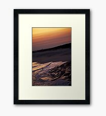 Warm Waves Framed Print