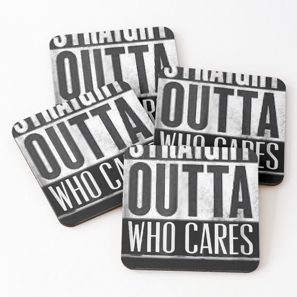 Item preview, Straight outta who care designed and sold by JesseStewart.
