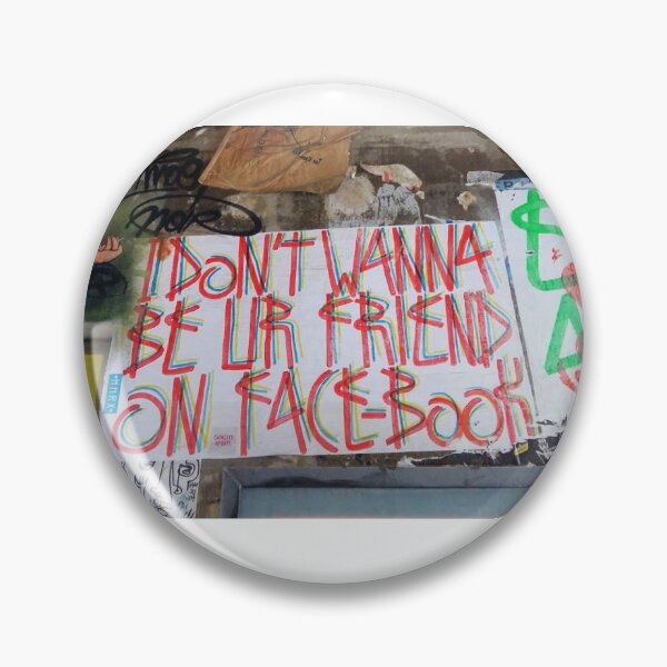 Artikelvorschau, Facebook-Graffiti im Hackeschen Markt, Berlin entworfen und verkauft von DMBurton.