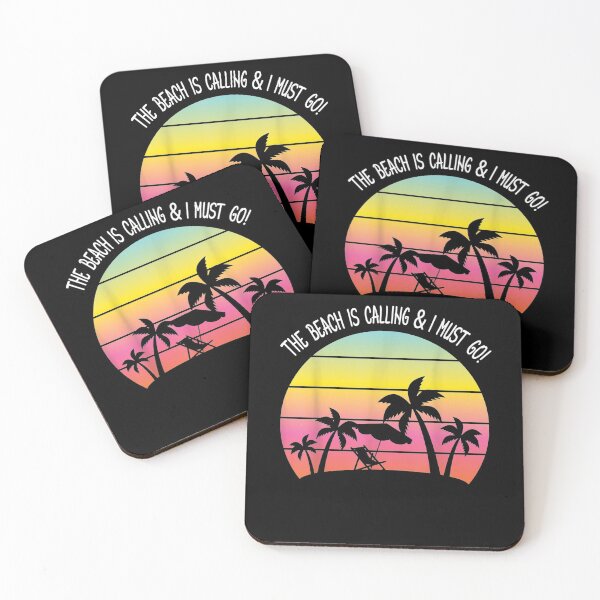 Item preview, The Beach Is Calling I Must Go Happy Summer Vacation Days  designed and sold by anniet33.