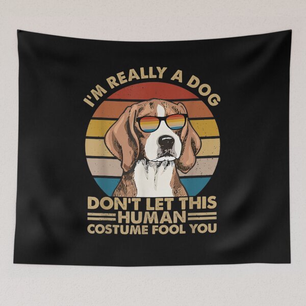 Item preview, Mens I'm Really A Dog Don't Let This Human Costume Fool You Funny  designed and sold by anniet33.