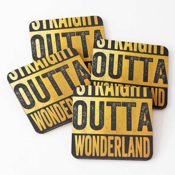 Item preview, STRAIGHT OUTTA WONDERLAND T-Shirt designed and sold by JesseStewart.