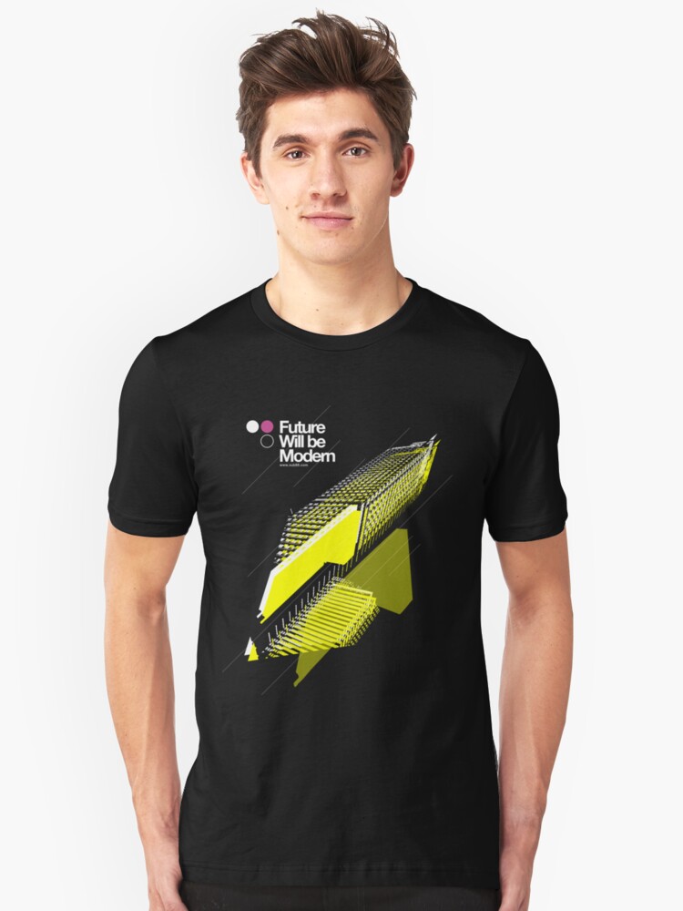 Alternate view of Future Will be Modern /// 001 Slim Fit T-Shirt