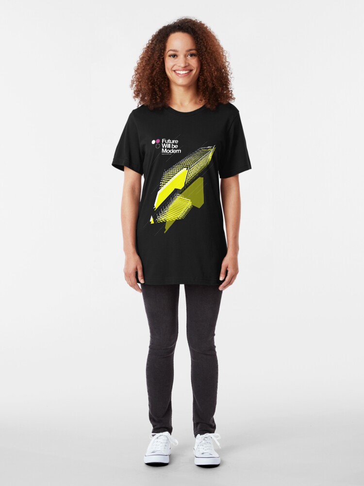Alternate view of Future Will be Modern /// 001 Slim Fit T-Shirt