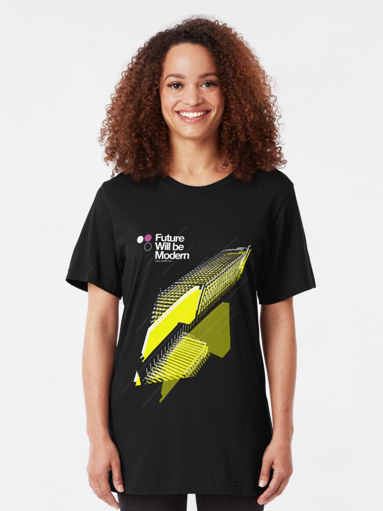 Alternate view of Future Will be Modern /// 001 Slim Fit T-Shirt