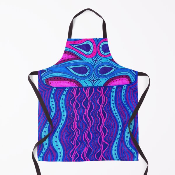 Item preview, Trippy Electric Jellyfish designed and sold by artbyalette.