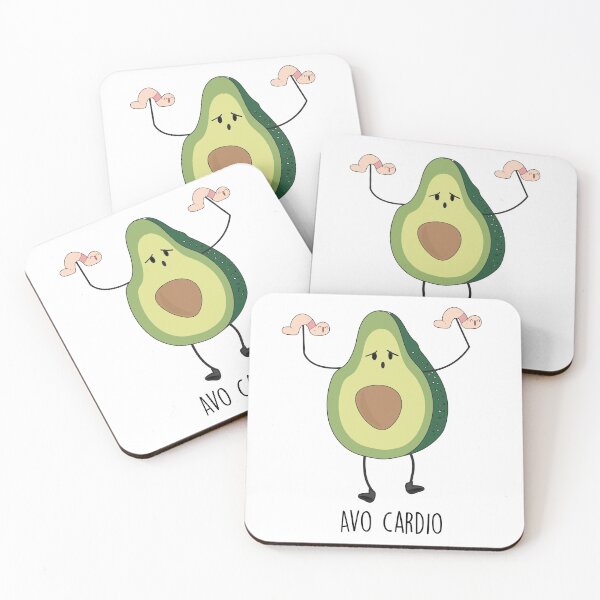 Item preview, Avo cardio Cartoon  designed and sold by ClusterOneArt.