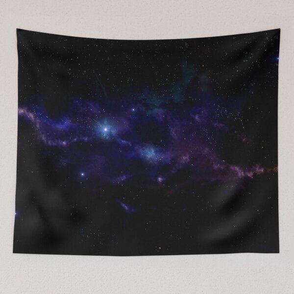 Item preview, The dark Magical Constellation Wave, Aesthetic milky way, shiny galaxy, starry tapestry, trendy home decor art, wall designed and sold by August-E.