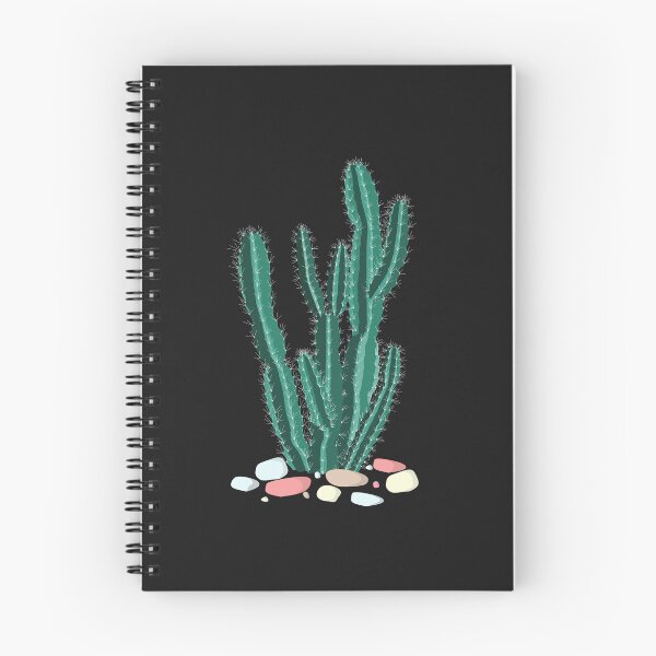 Item preview, Cereus Peruvianus Illutration With Sea Pastel Stones designed and sold by On-The-Roof.