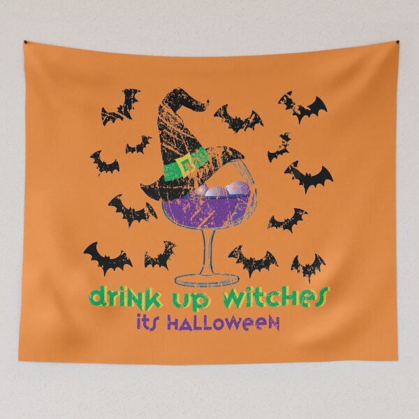 Item preview, Drink up Witches its Halloween - distress vintage t-shirt designed and sold by JAZTshirt.