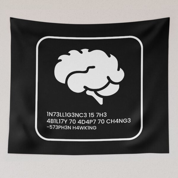 Item preview, Intelligence Is The Ability To Adapt To Change designed and sold by ezralfredo.