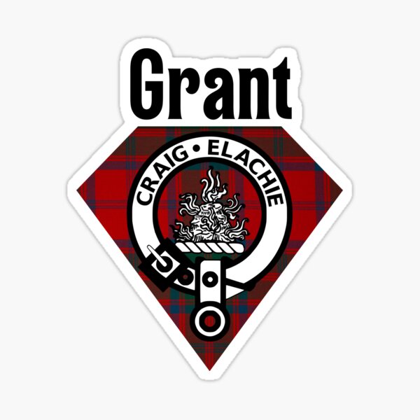 Grant - Coat Of Arms - Tartan - Clans of Scotland Sticker