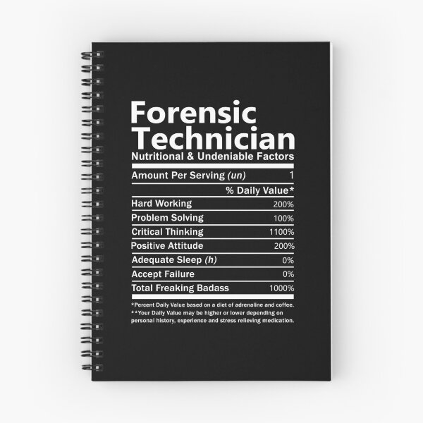 Item preview, Forensic Technician T Shirt - Nutritional And Undeniable Factors Gift Item Tee designed and sold by ymaszcarme.