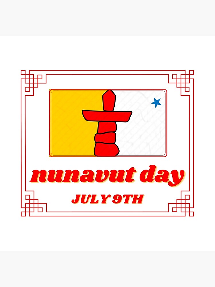Discover Nunavut Day Art Throw Pillow