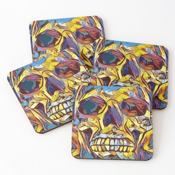 Item preview, Skull smile cracked paint designed and sold by Motivationftp.