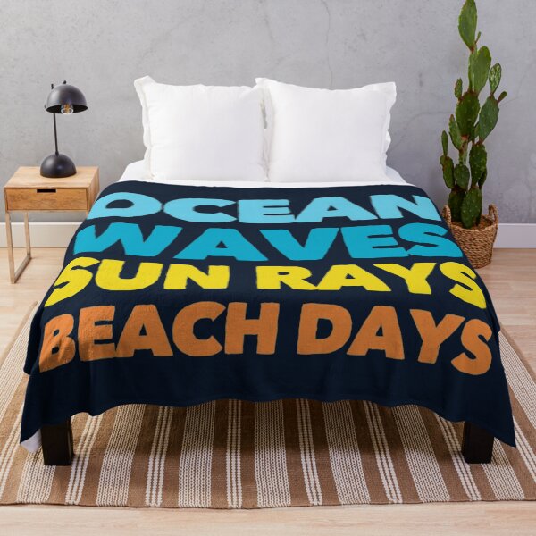 Item preview, Ocean Waves Sun Rays Beach Days designed and sold by suver.