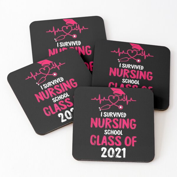 Item preview, Nurse Graduation Rn Er I Survived Nursing School 2021 Nurse  designed and sold by anniet33.