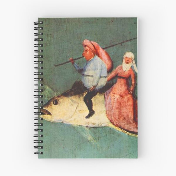 Item preview, Extraño pez volador con jinetes, diseño de El Bosco designed and sold by Vintage Designs +.