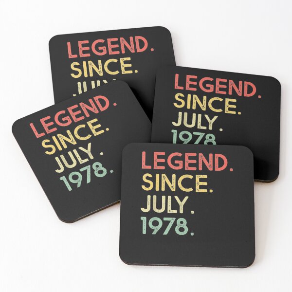 Item preview, Legend Since July 1978 43rd Birthday Gifts 43 Years Old  designed and sold by anniet33.