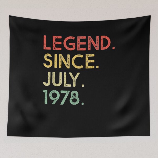 Item preview, Legend Since July 1978 43rd Birthday Gifts 43 Years Old  designed and sold by anniet33.