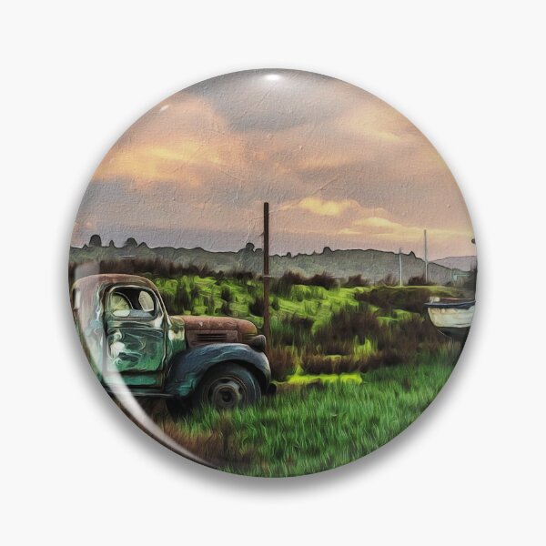 Item preview, Rust Belt Dusk Oil Painting designed and sold by MMAR-Designs.