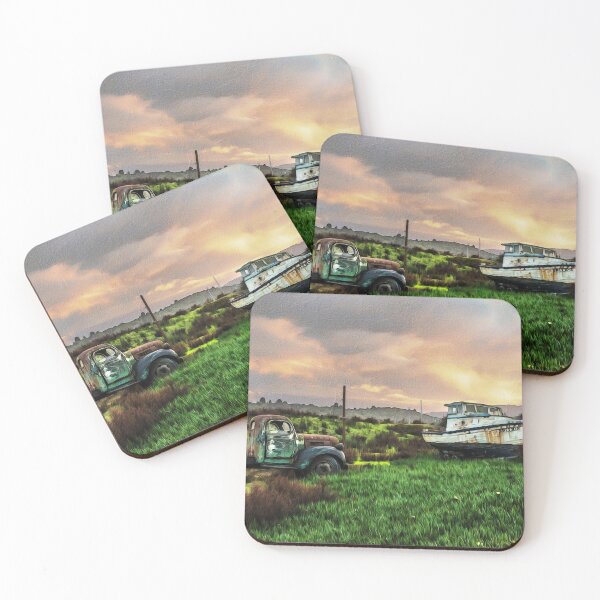 Item preview, Rust Belt Dusk Oil Painting designed and sold by MMAR-Designs.