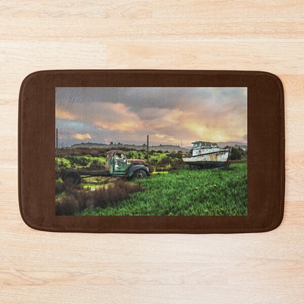 Item preview, Rust Belt Dusk Oil Painting designed and sold by MMAR-Designs.