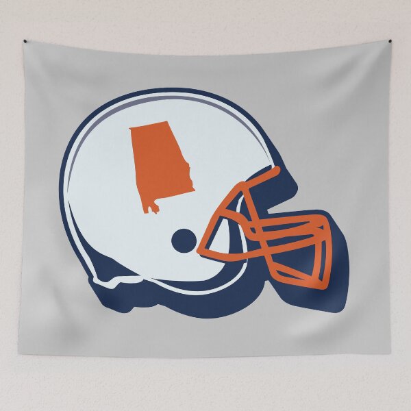 Artikelvorschau, Alabama State Outline Football Helm entworfen und verkauft von SLAG-Creative.