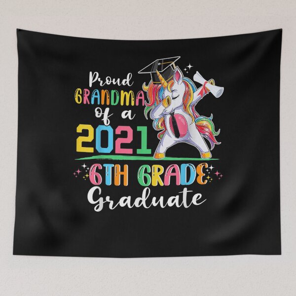 Item preview, Orgullosa abuela de un sexto grado graduado de 2021 designed and sold by anniet33.