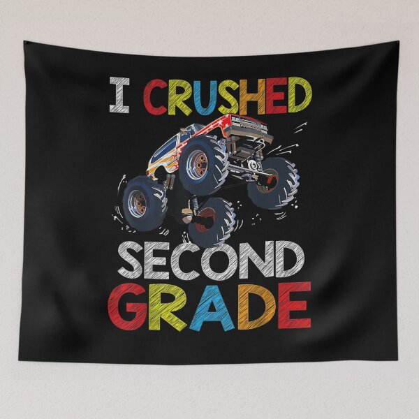 Item preview, I Crushed Second Grade Gift Graduation Boys Monster  designed and sold by anniet33.