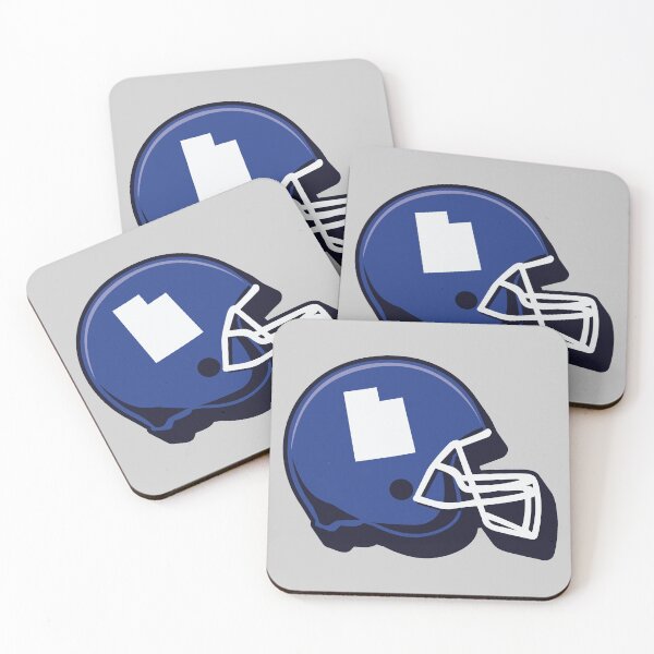 Item preview, Blue Utah State Outline Football Helmet designed and sold by SLAG-Creative.