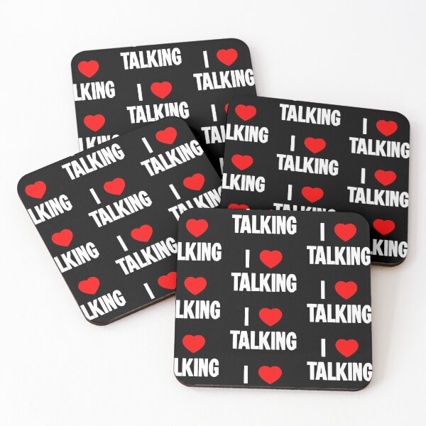 Item preview, I [Heart] Talking designed and sold by Good-Looking Corpse.