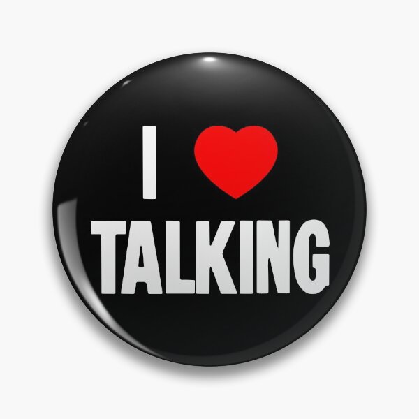 Item preview, I [Heart] Talking designed and sold by Good-Looking Corpse.