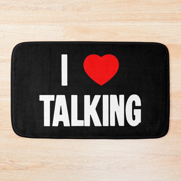 Item preview, I [Heart] Talking designed and sold by Good-Looking Corpse.