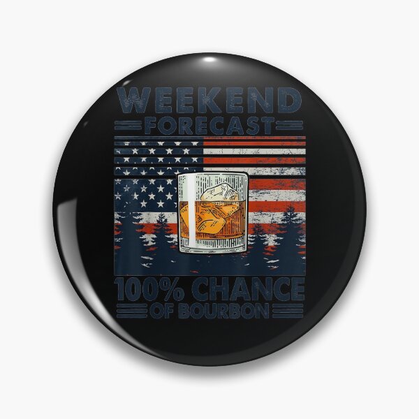 Item preview, Funny Bourbon Forecast 100 Chance American Flag Patriotic  designed and sold by anniet33.