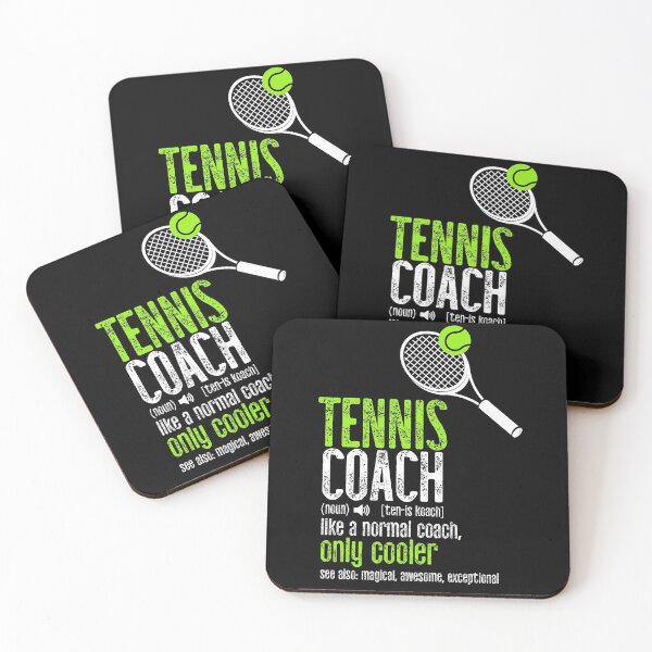 Item preview, Funny Tennis Coach Definition: Like A Normal Coach Only Cooler! designed and sold by TeesYouWant.