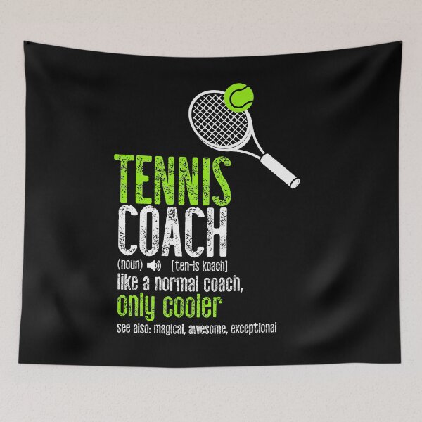 Item preview, Funny Tennis Coach Definition: Like A Normal Coach Only Cooler! designed and sold by TeesYouWant.