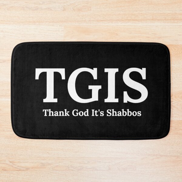 Item preview, Thank God It's Shabbos TGIF Funny Jewish  designed and sold by LittleFlairTee.