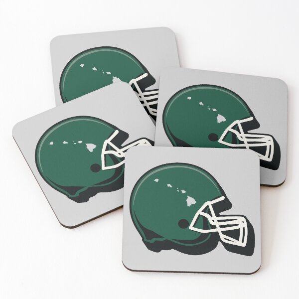 Item preview, Hawaii Outline Football Helmet designed and sold by SLAG-Creative.