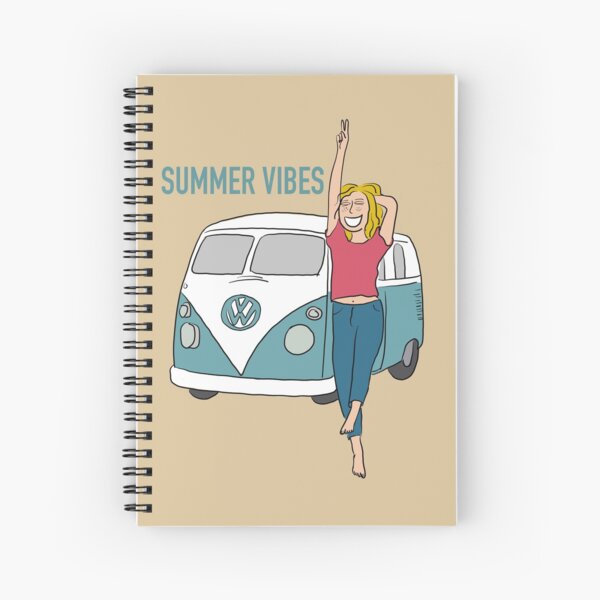 Summer Vibes Spiral Notebook