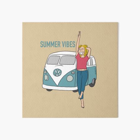 Summer Vibes Art Board Print